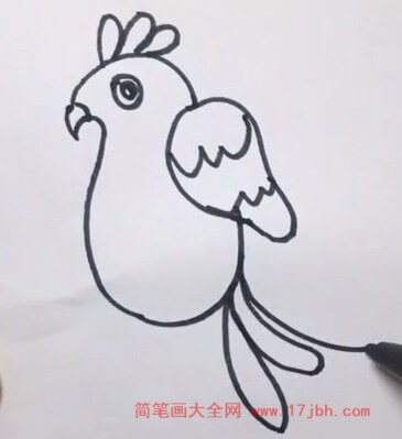 鸟简笔画怎么画