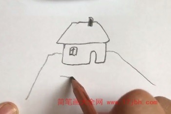 儿童春天风景简笔画