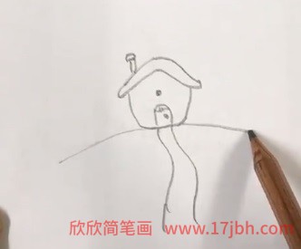 春天的风景简笔画颜色