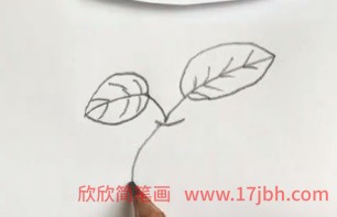 樱桃画法简笔画