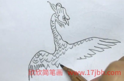 凤凰简笔画简单