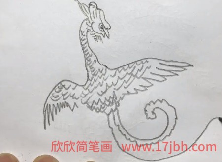 凤凰简笔画简单