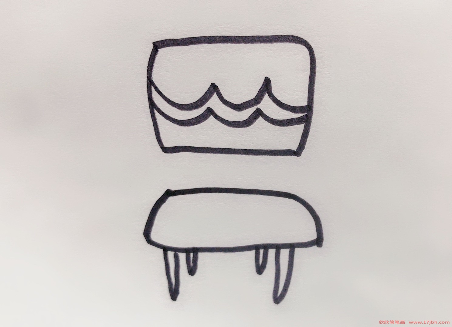 教室里的椅子怎么画图片