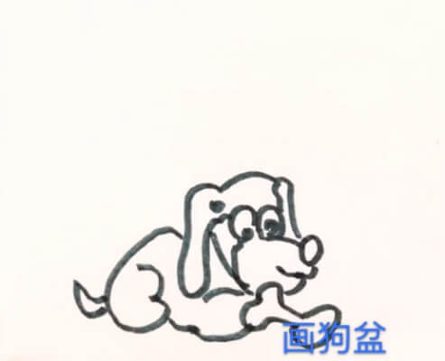 简笔画小狗怎么画