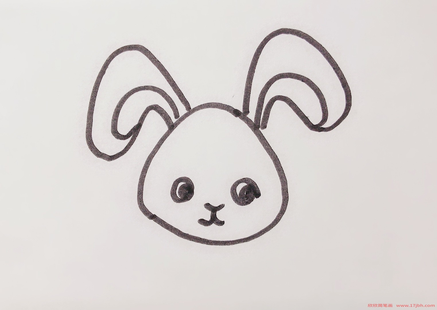 怎样画兔子的简笔画兔子怎么画好看