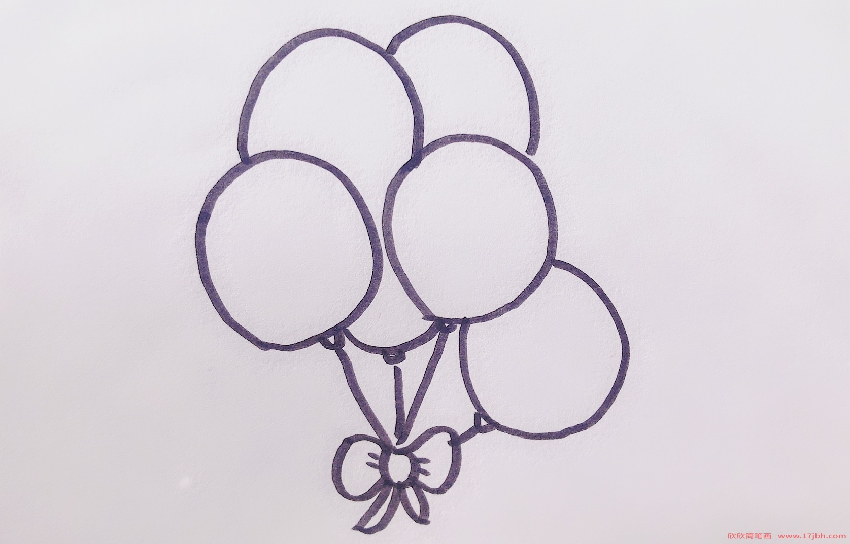 气球画法简单漂亮图片