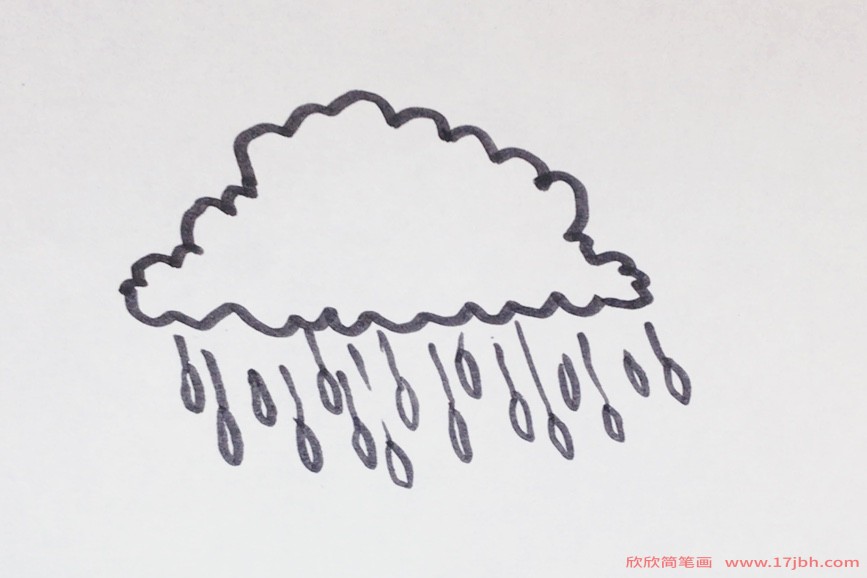 雨滴的画法水滴图片