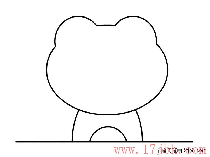 青蛙简笔画画法和步骤 青蛙图片-第5张